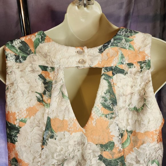 Gabby Skye Floral Dress Size 8 Great Shape - Picture 5 of 6